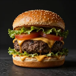 burger that resembles norm macdonald's head