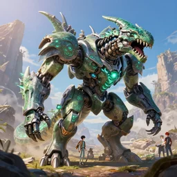 slitherfang machine mecha animal beast robot of horizon forbidden west horizon zero dawn bioluminiscence, behance hd by jesper ejsing, by rhads, makoto shinkai and lois van baarle, ilya kuvshinov, rossdraws global illumination