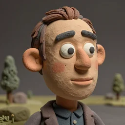 mr.t with mohawkl!! clay! close detailed sculpted head , style: professional claymation puppet  clay , by guldies
