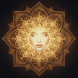 a portrait, art by james jean, mandala,
