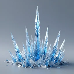 ice spikes are summoned from the ground by magic, impalement knights by ice spikes, octane render, unreal engine