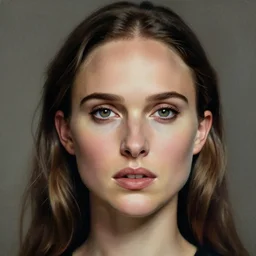 natalie portman portrait painted by h. r. giger