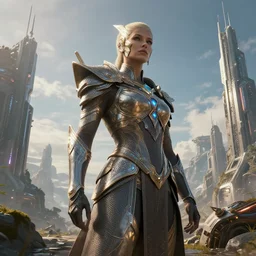 a photo of asgard futuristic solarpunk, hyper realistic 8 k