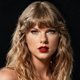 taylor swift with a frowning face