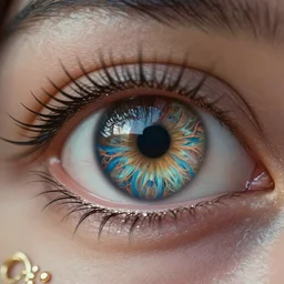 The eye of Rah, intricate, ornate, photorealistic, ultra detailed, octane render, high definition, depth of field, bokeh, 8k, artstation, cgsociety