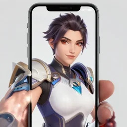 tracer from overwatch smartphone selfie Richard Schmid