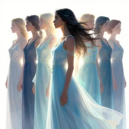 side profile portrait, maya ali, wind sorceresses, gloomhaven, bright backlit, high contrast, luminescent, pastel colors, by greg manchess, huang guangjian, gil elvgren, sachin teng, greg rutkowski, jesper ejsing, lois van baarle, ilya kuvshinov