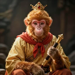 The monkey king of China, Journey to the west, Claude Monet