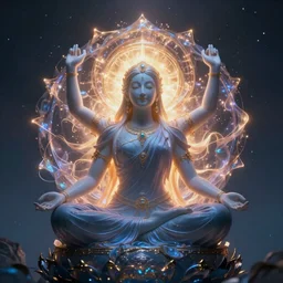 picture of pure Universal consciousness extremely beautiful awe aspiring ultra high quality 4k surrealism