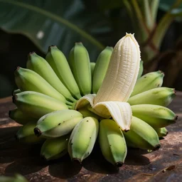 a boiled green banana