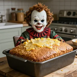 freddy krueger baking corn bread