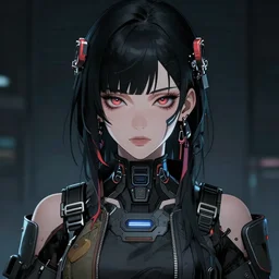 by kyoto animation, cool girl wearing cyberpunk intricate streetwear, beautiful, detailed symmetrical close up portrait, intricate complexity, in the style of artgerm and ilya kuvshinov, cell shaded, 4 k, concept art, by wlop, ilya kuvshinov, artgerm, krenz cushart, greg rutkowski, pixiv. cinematic dramatic atmosphere, sharp focus, volumetric lighting, cinematic lighting, studio quality