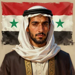 a personification of the country syria, highly detailed, digital painting, artstation, concept art, sharp focus, illustration, art by greg rutkowski and alphonse mucha
