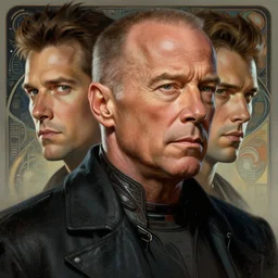 portrait of bruce willis starring korben dallas, distopic, the fifth element, futuristic, science fiction, intricate, headshot, highly detailed, digital painting, artstation, concept art, sharp focus, cinematic lighting, illustration, art by artgerm and greg rutkowski, alphonse mucha, cgsociety