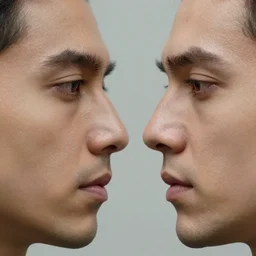 two very close faces by ray caesar