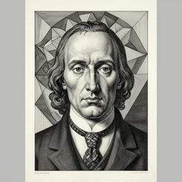 lithography on paper secret conceptual figurative post - morden monumental dynamic portrait drawn by goya and escher and hogarth, inspired by magritte, illusion surreal art, highly conceptual figurative art, intricate detailed illustration, controversial poster art, polish poster art, geometrical drawings, no blur