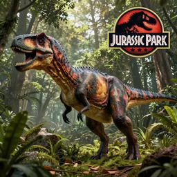 nature photography of dinosaurs from jurassic park, national geographic, award winning, hd, hq,