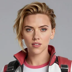 scarlet johanson as widowmaker from overwatch, realistic, 4 k, coherent, detailed face, photo