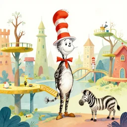 fanciful city by dr seuss, the lorax, on beyond zebra, if i ran the zoo, platforms, towers, bridges, stairs