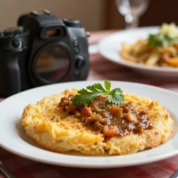 close - up focused dslr photograph of an croatian dinner, 8 k, high detail, volumetric lighting, hyperrealism, aesthetically pleasing, studio lighting, trending