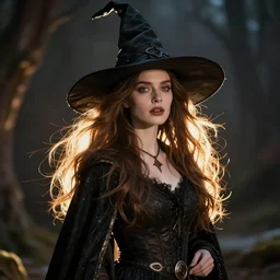 witch in a witch scene, fantasy art style