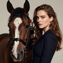 high - quality award winning photo by peter lindbergh of a beautiful woman that looks like horse, detailed, fashion photography, beautiful, elegant