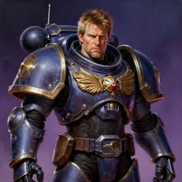 character portrait cyberpunk starcraft terran warhammer 4 0 k space marine harrison ford, character design, painting by gaston bussiere, katsuya terada, frank frazetta, tom of finland, trending on artstation