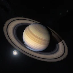 Astrophotography photo of saturn