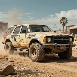 epic custom Dolorean  in the movie Mad Max: Fury Road (2015)