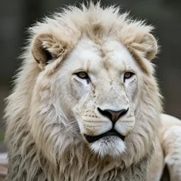 an armoured white lion warrior, shallow focus, ultra detailed, realistic, head shot, portrait, 8k