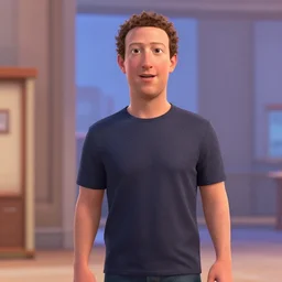 Movie still of Mark Zuckerberg in Pixar's Up