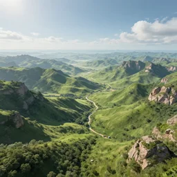 a landscape in a 4 dimensional world