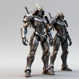 samurai cyborgs, octane render 4 k