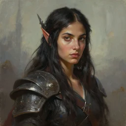 portrait, maya ali wind sorcerer, by lorenzo mastroianni, octane render, unreal engine, gwent, painting concept art, by anna podedworna, pablo hurtado de mendoza