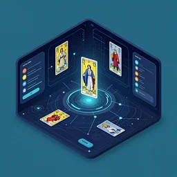 beautiful isometric render of a futuristic canva template for viewing network activity, intricate, rectilinear, tarot by victo ngai and andreas rocha and greg rutkowski, trending on artstation, unreal engine, 8 k hd wallpaper, kitbash, asset pack, canva, template, design, ui / ux.