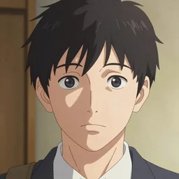 A face starting at the camera by Junji itou