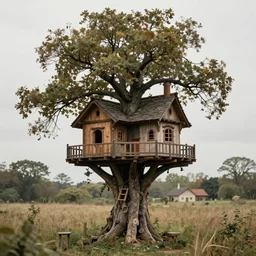 ( ( ( ( ( 1 9 5 0 s fairy tale cottage tree house castle. muted colors. ) ) ) ) ) by jean - baptiste monge!!!!!!!!!!!!!!!!!!!!!!!!!!!