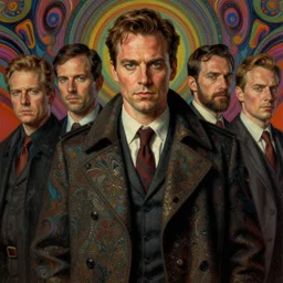 evil bad - guy frank grillo is a lone private detective of the underworld portrait portrait portrait, intricate tenchcoat, detective investigator geiger beksinski ross tran jordan grimmer darren quach ilya repin psychedelia aquatint