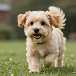 a cute dog with the zoomies, movie still, 8 k