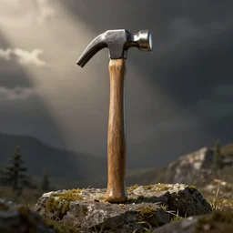 hammer, stock photo, digital art, artstation