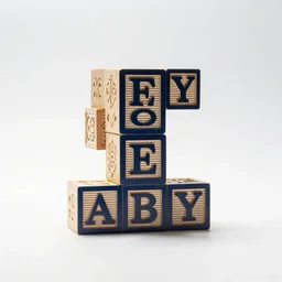 ornate alphabet blocks, professional product shot, isolated on a pure white background, centered, entire object in frame, sharp focus, soft studio lighting