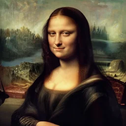 A badass photo of monalisa starring a movie about, death, love, war, tears, anger. hyper detailed, award winning photography, perfect faces