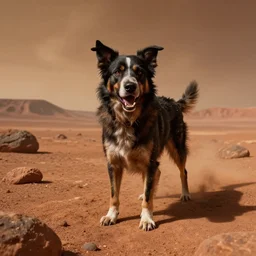 scary dog on Mars