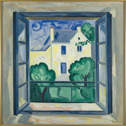la fenetre ouverte a collioure d ’ henri matisse, 1 9 0 5