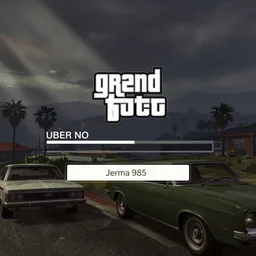 Jerma985 in gta v loading screen artwork