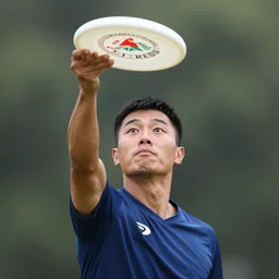 frisbee hitting face