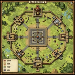 a d & d dungeon map