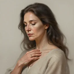 a beautiful mature mother. loving tenderhearted intuitive psychic spiritual. intricate, elegant, highly detailed, digital painting, artstation, concept art, sharp focus, illustration, by justin gerard and artgerm, 8 k