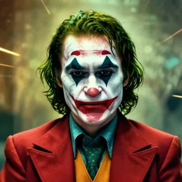 symmetry!! stunning portrait of joaquin phoenix as the joker, by victo ngai, kilian eng vibrant colors, dynamic lighting, digital art, winning award masterpiece, fantastically beautiful, illustration, aestheticly inspired by beksinski and dan mumford, upscale with simon stalenhag work, artstation, 8 k