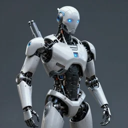 a photo of a russian cyborg